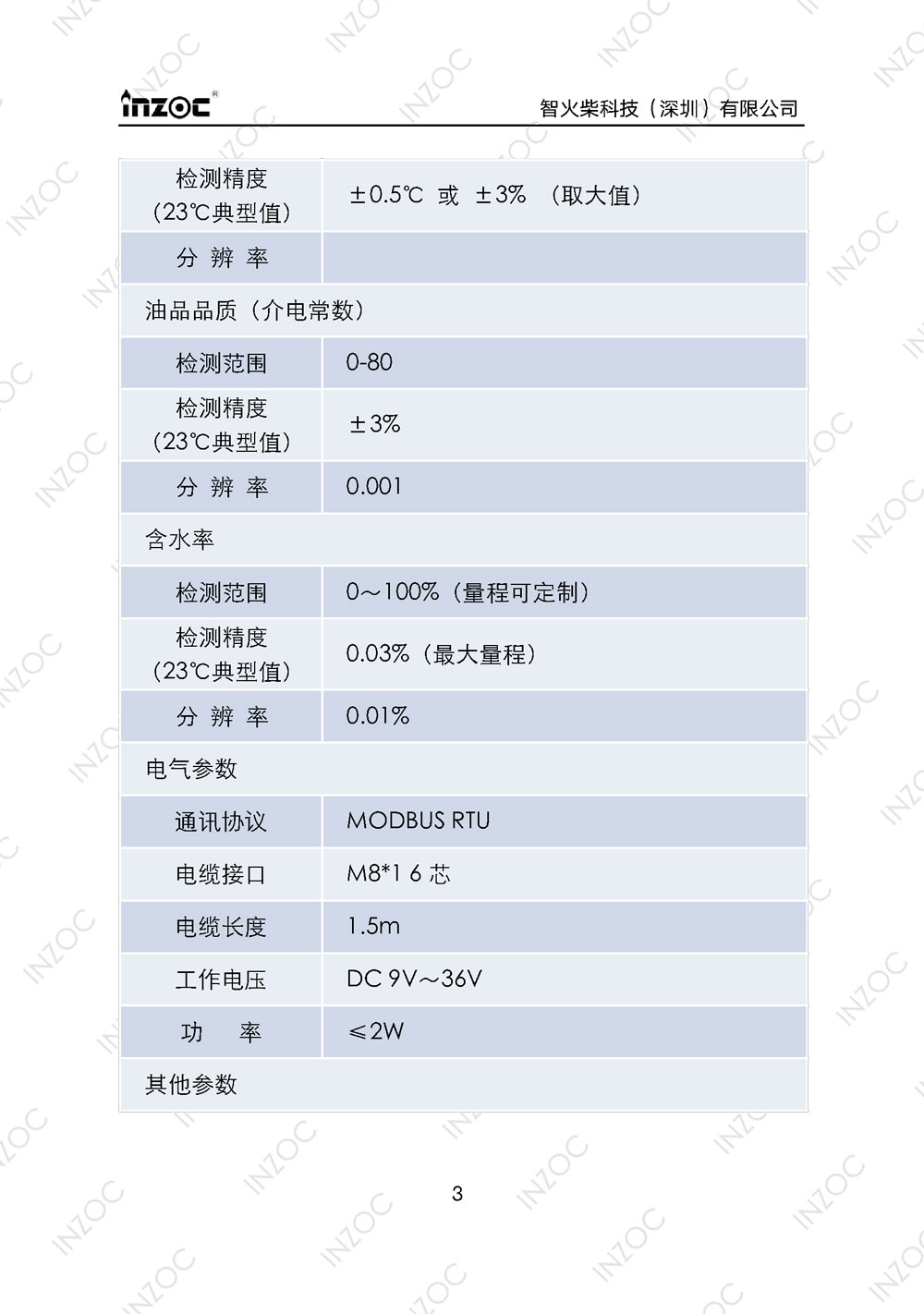 IFV-3/4/5系列粘度多參量油液傳感器使用說(shuō)明書
